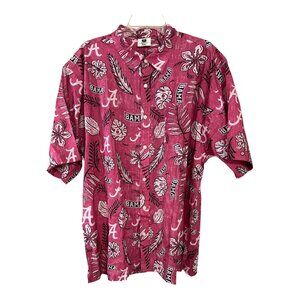 Wes and Willy Alabama Crimson Tide Vintage Style Hawaiian Shirt XXL – NWT